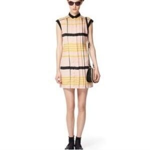 Jason Wu For Target Dress Size Small Pink Gold Black Missing belt*